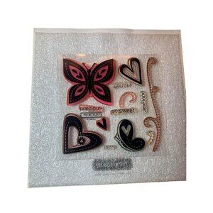 Close to My Heart My Acrylix Sweetheart B1370 Premium Clear Cling Stamps